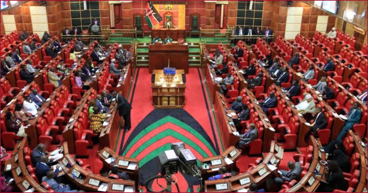 An ongoing session in the Kenyan National Assembly.